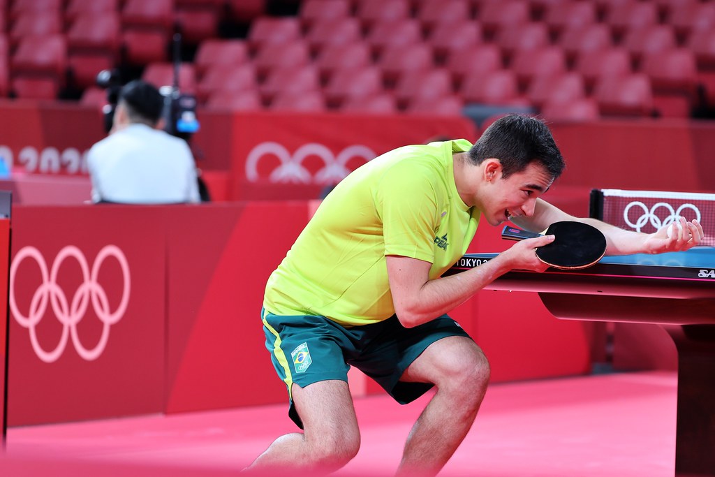 Hugo Calderano conquista título no WTT de Foz do Iguaçu e chega à 26ª vitória consecutiva Foto: Reprodução